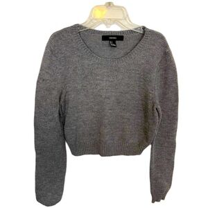 🎉2/$15 Forever 21 sweater crop top small